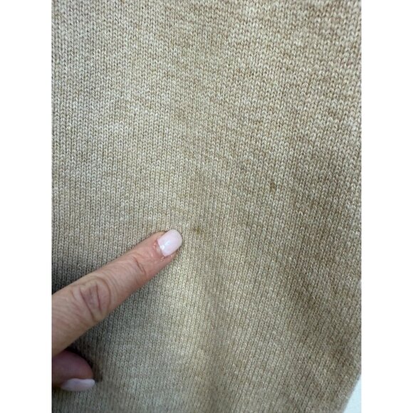 Vintage Pendleton Mens Tan 100% Lambs Wool Vest Size Medium Preppy Retro READ - Picture 3 of 12